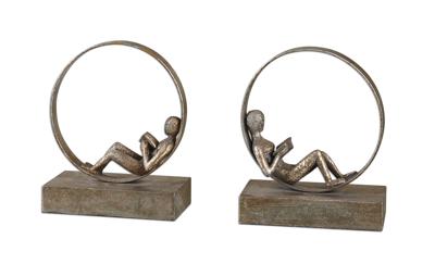 Аксессуар Uttermost Держатели для книг LOUNGING READER BOOKENDS арт. ZN-410441