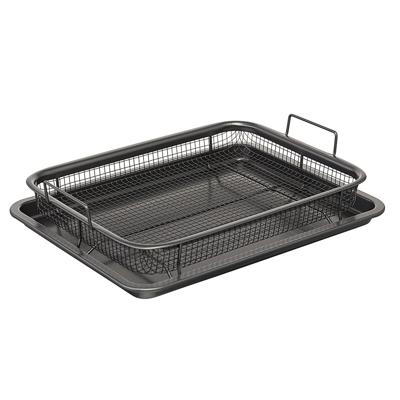 Аксессуар ЯЯЯ Противень для запекания с решеткой-гриль roast masters, 22х30 см, черный арт. LJ0000385