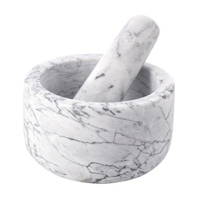 Аксессуар ЯЯЯ Ступка marm, 12,7х7,6 см, белый мрамор арт. LJ0000459