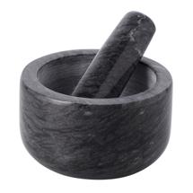 Аксессуар ЯЯЯ Ступка marm, 12,7х7,6 см, черный мрамор арт. LJ0000460