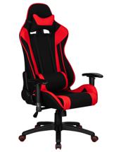 Арка DOBRIN Кресло игровое DOBRIN DALLAS, черно-красная ткань арт. LMR-131B_P_TT-black-red