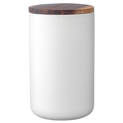 Банка ЯЯЯ Банка для хранения керамическая, 750 мл, белая арт. KK-CR750W