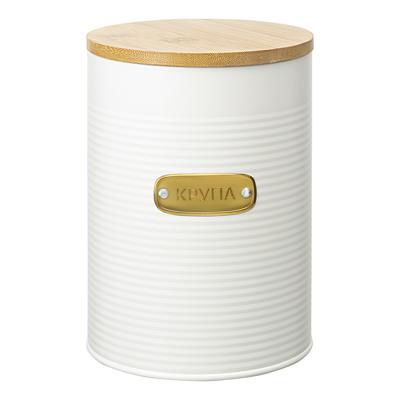 Банка ЯЯЯ Банка для хранения крупы irmel, 2,5 л, молочная арт. JY-SS-IR-SCZP-ML-M