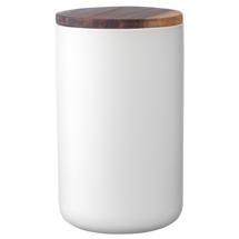 Банка ЯЯЯ Банка для хранения керамическая, 750 мл, белая арт. KK-CR750W