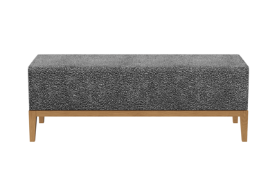 Банкетка Ellipsefurniture Банкетка Fjord 120 см (серый, букле) арт. KP010202290301