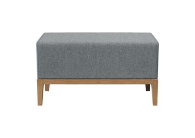 Банкетка Ellipsefurniture Банкетка Fjord 80 см (светло-серый твид, бук) арт. KP010214320701