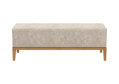 Банкетка Ellipsefurniture Банкетка Fjord 120 см (молочный букле, бук) арт. KP010215290301