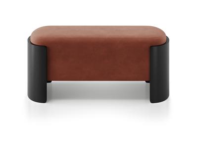 Банкетка Ellipsefurniture Банкетка Lagom 100 см (сиена FiberGuard, черный) арт. LG01067513907