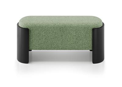 Банкетка Ellipsefurniture Банкетка Lagom 100 см (мятный мех, черный) арт. LG01067508611