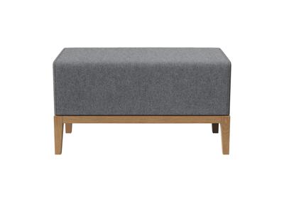 Банкетка Ellipsefurniture Банкетка Fjord 80 см (серый твид, бук) арт. KP010202320701