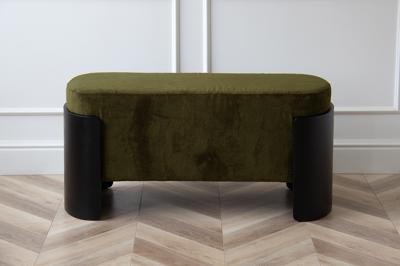 Банкетка Ellipsefurniture Банкетка Lagom 100 см (зеленый, черный) арт. LG01067500808