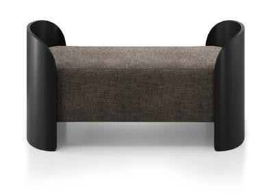 Банкетка Ellipsefurniture Банкетка Lagom 2 120 см (коричневый рогожка, черный) арт. LG01607500305