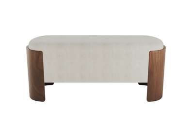 Банкетка Ellipsefurniture Банкетка Lagom 100 см (молочный, орех) арт. LG010305500101