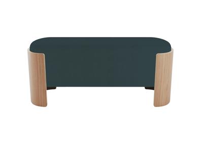 Банкетка Ellipsefurniture Банкетка Lagom 100 см (синий, натуральный дуб) арт. LG010316500201