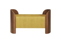 Банкетка Ellipsefurniture Банкетка Lagom 2 120 см (горчичный, орех) арт. LG01071411708