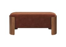 Банкетка Ellipsefurniture Банкетка Lagom 100 см (сиена FiberGuard, орех) арт. LG01061413907