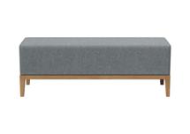 Банкетка Ellipsefurniture Банкетка Fjord 120 см (светло-серый твид, бук) арт. KP010214290701