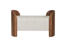 Банкетка Ellipsefurniture Банкетка Lagom 2 120 см (молочный, орех) арт. LG01071400208