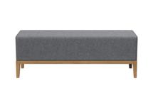 Банкетка Ellipsefurniture Банкетка Fjord 120 см (серый твид, бук) арт. KP010202290701