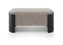 Банкетка Ellipsefurniture Банкетка Lagom 100 см (бежевый рогожка, черный) арт. LG01067503805