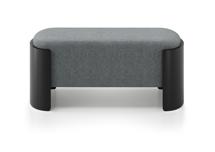Банкетка Ellipsefurniture Банкетка Lagom 100 см (светло-серый твид, черный) арт. LG01067509903