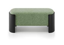 Банкетка Ellipsefurniture Банкетка Lagom 100 см (мятный мех, черный) арт. LG01067508611