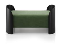 Банкетка Ellipsefurniture Банкетка Lagom 2 120 см (зелено-голубой FiberGuard, черный) арт. LG01607513607