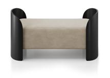 Банкетка Ellipsefurniture Банкетка Lagom 2 120 см (светло-бежевый FiberGuard, черный) арт. LG01607513707