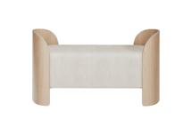 Банкетка Ellipsefurniture Банкетка Lagom 2 120 см (молочный, натуральный дуб) арт. LG01071500208