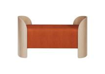Банкетка Ellipsefurniture Банкетка Lagom 2 120 см (терракотовый, натуральный дуб) арт. LG01071508408