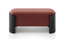 Банкетка Ellipsefurniture Банкетка Lagom 100 см (бордовый FiberGuard, черный) арт. LG01067514007