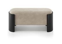 Банкетка Ellipsefurniture Банкетка Lagom 100 см (светло-бежевый FiberGuard, черный) арт. LG01067513707