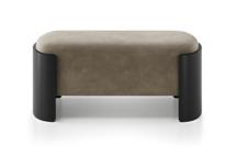 Банкетка Ellipsefurniture Банкетка Lagom 100 см (серо-зеленый FiberGuard, черный) арт. LG01067510607