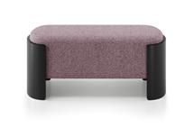 Банкетка Ellipsefurniture Банкетка Lagom 100 см (пыльная роза мех, черный) арт. LG01067506311