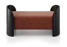 Банкетка Ellipsefurniture Банкетка Lagom 2 120 см (сиена FiberGuard, черный) арт. LG01607513907