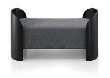 Банкетка Ellipsefurniture Банкетка Lagom 2 120 см (серый твид, черный) арт. LG01607500503