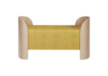 Банкетка Ellipsefurniture Банкетка Lagom 2 120 см (горчичный, натуральный дуб) арт. LG01071511708