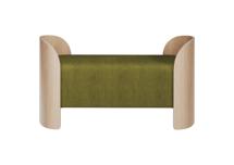 Банкетка Ellipsefurniture Банкетка Lagom 2 120 см (зеленый, натуральный дуб) арт. LG01071500808