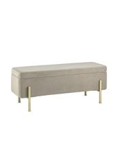 Банкетка Stool Group Банкетка Болейн с ящиком велюр бежевый арт. УТ000025570