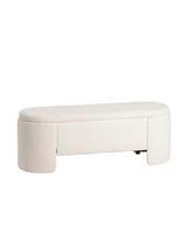 Банкетка Stool Group Банкетка Taks с местом для хранения букле белый арт. УТ000040302