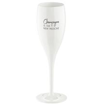 Бар Koziol Бокал для шампанского cheers, no 1, champagne the new medicine, superglas, 100 мл арт. 3450525