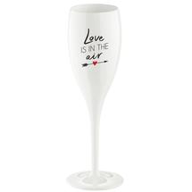 Бар Koziol Бокал для шампанского cheers, no 1, love is in the air, superglas, 100 мл, белый арт. 3918525