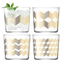 Бар LSA International Набор стаканов signature, chevron, 310 мл, 4 шт. арт. G060-09-146