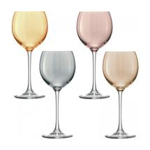 Бар LSA International Набор бокалов для вина polka, 400 мл, разноцветный, 4 шт. арт. G932-14-960