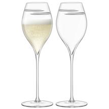 Бар LSA International Набор бокалов для шампанского signature, verso, 370 мл, 2 шт. арт. G1530-13-408