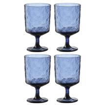 Бар ЯЯЯ Набор бокалов из акрила arctic для вина, 280 мл, синий, 4 шт. арт. LJ0000346