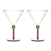 Бар ЯЯЯ Набор креманок orb, 260 мл, зеленый/красный, 2 шт арт. LJ0000481