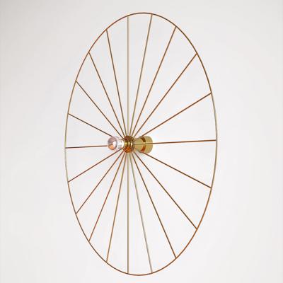 Бра Aromas del Campo Бра Wheel 90 cm золотой + цоколь 25 cm золотой арт. 092441