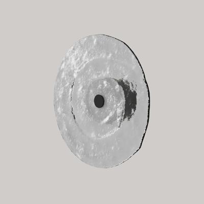 Бра Aromas del Campo Круглый настенный светильник Lida матовый черный 30 см арт. 481533