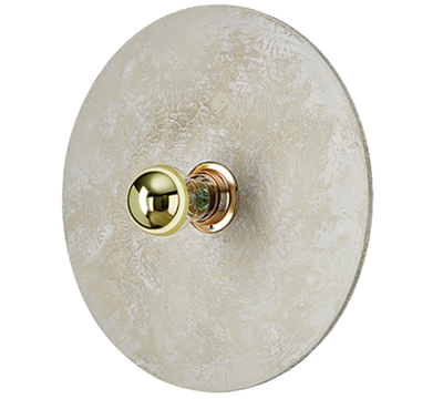 Бра Aromas del Campo Бра Kassy 30 см керамика + цоколь 5 см белый металл арт. 092232